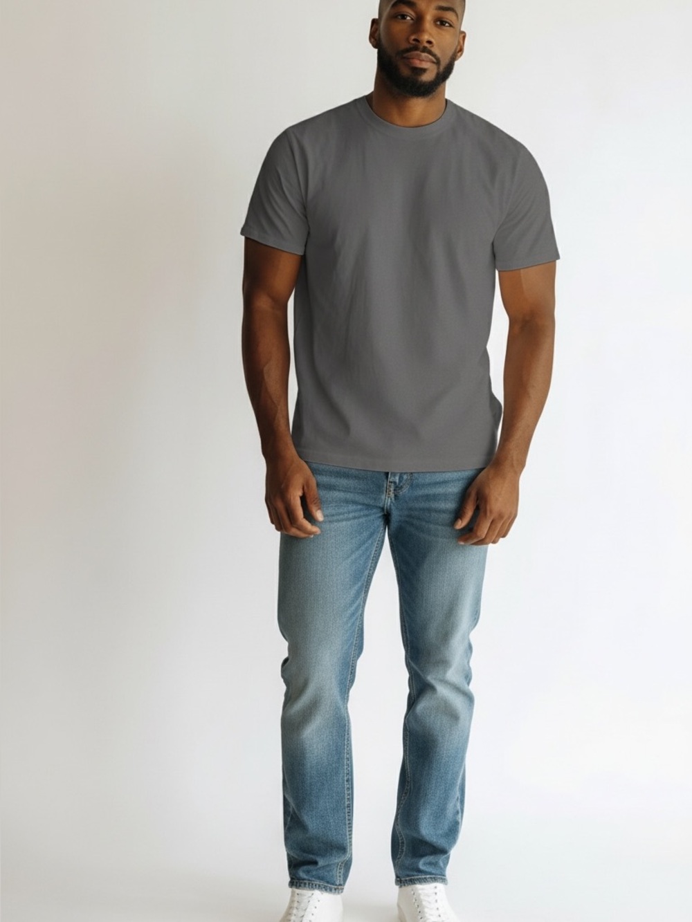 Men’s Comfort Care By Hanes  Classic Crew Neck T-Shirt Size Large